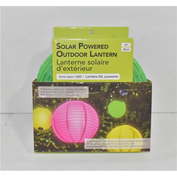 10  OUTDOOR SOLAR POWER LANTERN,GREEN