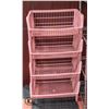 Image 1 : STACKABLE STORAGE RACK 4-TIER