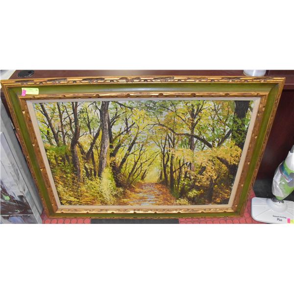 OIL PAINTING OF TREES