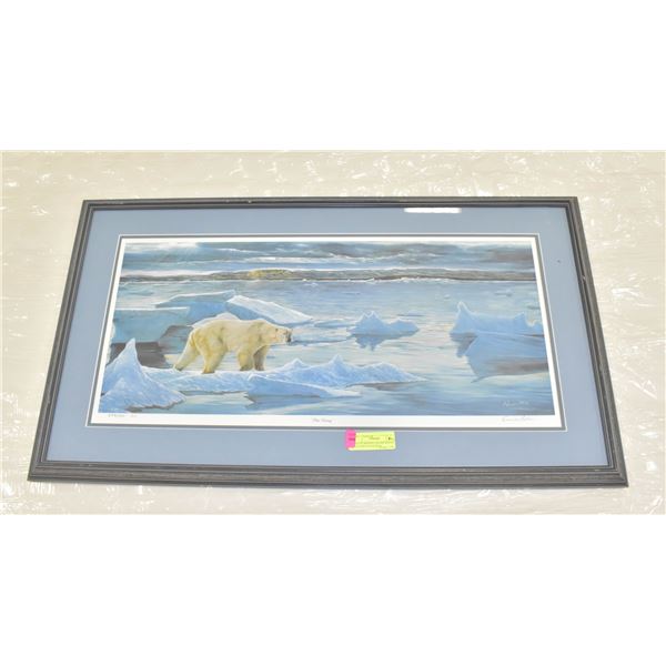 POLAR CROSSING SIGNED MOHAN GALLERY POLAR BEAR