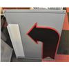 Image 1 : MAGNET BOARD, NEW SHELF, CHALK MESSAGE