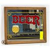 Image 1 : VINTAGE BEER MIRROR SIGN