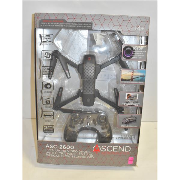 ASCEND ASC-2600 PREMIUM HD VIDEO DRONE WITH