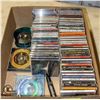 Image 1 : BOX WITH 56 MUSIC CDS, MAXELL DISC CLEANING