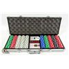 Image 1 : LARGE PROFESSIONAL POKER CHIP SET WITH CARDS