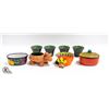 Image 1 : FLAT OF SMALL MEXICAN CLAY PLANTERS & MORE