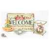 Image 1 : BUTTERFLIES WELCOME SIGN + MORE