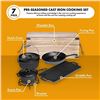 Image 2 : 7 PCS DUTCH OVEN CAMPING COOKWARE SET