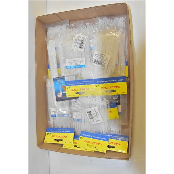 FLAT OF CABLE ZIP TIES