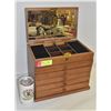 Image 1 : JEWELRY BOX W/SEVERAL DRAWERS