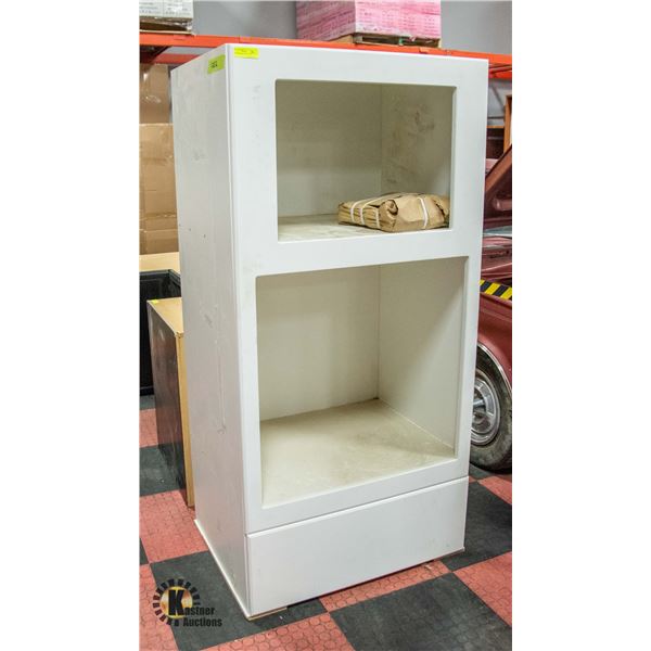 WHITE CABINET 33" X 24" X 68"