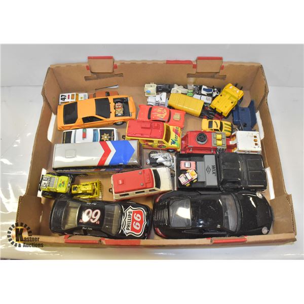 TRAY OF ASSORTED DIE CAST CARS