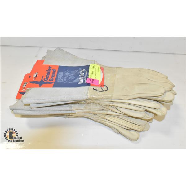 6 PAIR OF NEW WORK GLOVES