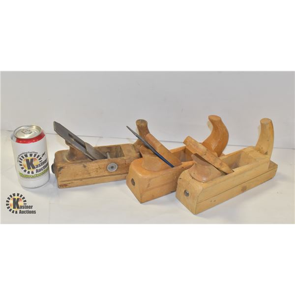 3 ANTIQUE HAND PLANES