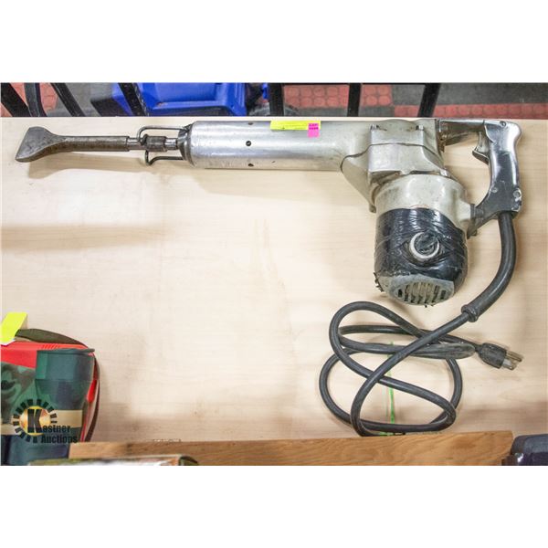 ELECTRIC JACK HAMMER WITH CASE OF BITS