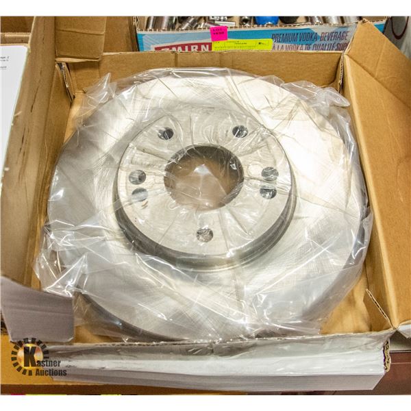 NEW SET OF PREMIUM COATED BRAKE ROTORS FOR