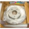 Image 1 : NEW SET OF PREMIUM COATED BRAKE ROTORS FOR
