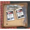 BOX WITH TWO NEW BOXES OF 18 GAUGE 1/4"-