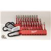 Image 1 : 3 PACKS OF MILWAUKEE SCREWDRIVER BITS
