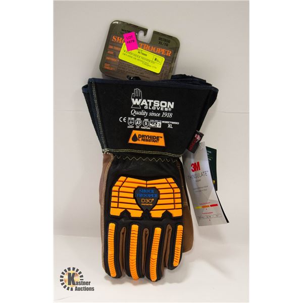 WATSON SHOCK TROOPER D30 DRY-HIDE OIL RESISTANT,