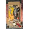 Image 1 : BOX OF CARPENTERS FRAMING/DECKING TOOLS