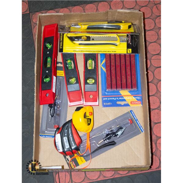 FLAT OF ASSORTED TOOLS