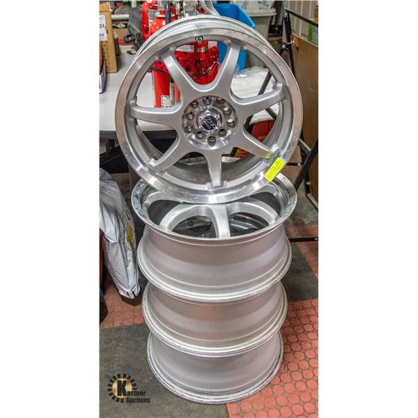 4 17X7, 5-100, 5-115 BOLT PATTERN WHEELS