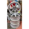 Image 1 : 4 17X7, 5-100, 5-115 BOLT PATTERN WHEELS