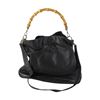 Gucci Black Nylon Bamboo 2Way Shoulder Bag