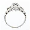 Image 9 : Antique Art Deco 18k Gold 1.03 ctw GIA European Diamond Filigree Engagement Ring