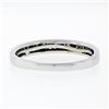 Image 7 : Classic 14K White Gold .40 ctw Channel Set Round Brilliant Diamond 3.4mm Band Ri