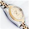 Image 5 : Rolex Sapphire Quickset 2T Champagne Index Datejust Wristwatch 26MM