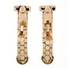 Image 6 : Retro Vintage 18K Gold 0.30 ctw Diamond Milgrain Flexible Clip-On Drop Earrings