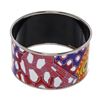 Image 2 : Hermes Black Multicolor Wide Bangle