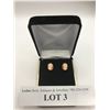 Image 1 : Gold Cameo Earrings