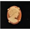 Image 4 : Gold Cameo Earrings