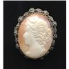 Image 2 : Lg Silver Vintage Cameo Ring