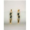 Image 4 : Sapphire & Melee Hoop Earrings