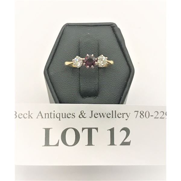 Ruby & Diamond Ring VS2 G Colour x 2,