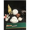 Image 3 : Cribbage Game, Noritake Hand Painted Bowls from Japan, Greek Jug, Wood & Paper Elephants, Vintage Po