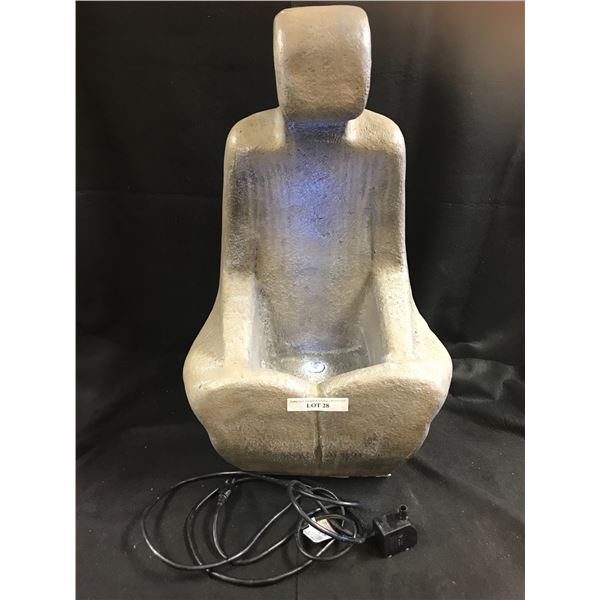 Tall Yoga Water Fountain