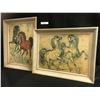 Image 1 : 2 Framed Horse Prints