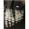 Image 1 : Huge Asst of Crystal Wine Glasses