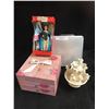 Image 1 : 1512-1548 Catherine Parr – A Peggy Nisbet Doll, Pink Floral Photo Album Box, Battery Operated Water 