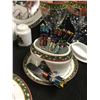 Image 4 : A Christmas Story Porcelain China Illustrated by Susan Winget, Christmas Goblets, Cheese Pate Knives
