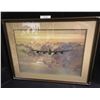 Image 1 : Gerard Coulson “Coming Home” Framed & Double Matted Print (Lancaster Bomber)