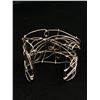 Image 2 : Vintage Handcrafted Designer Twisted Sterling Wire Cuff Bracelet