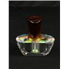 Image 1 : Fabulous Cut Aurora Crystal Perfume Bottle w/Glass Dauber