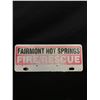 Image 2 : NOS Fire Alarm Art Deco Look, Fairmont Fire/Rescue Plate