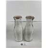 Image 1 : Vintage Milk Bottles Dairyland Embossed, Jersey Farms Ltd, Vancouver Embossed